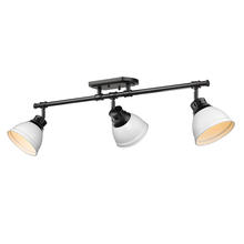  3602-3SF BLK-WHT - Duncan Semi-Flush - Track Light